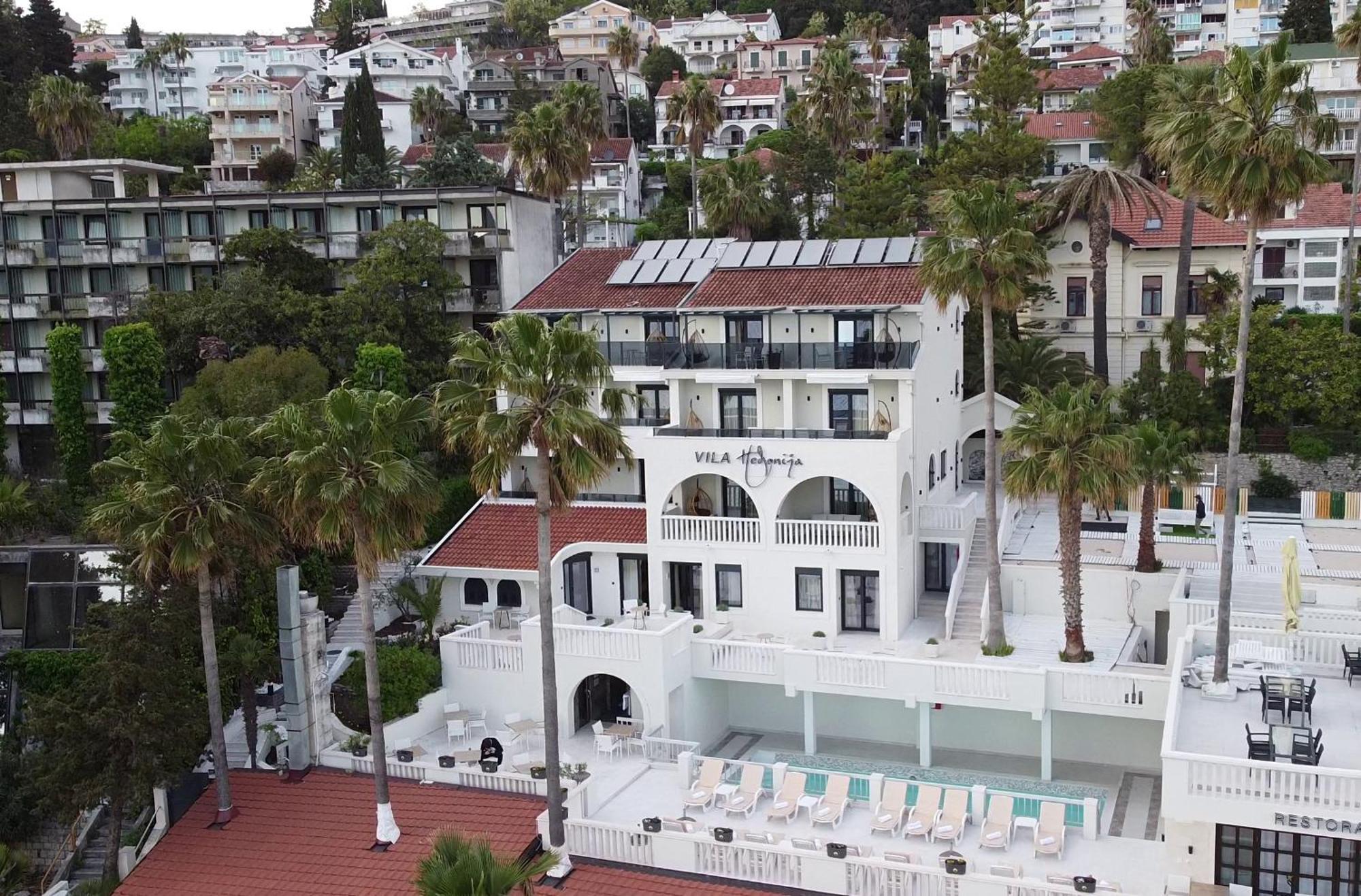 Hotel Vila Hedonija Herceg Novi Exterior foto